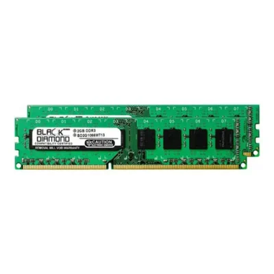 BD2GX21066MT13 – Black Diamond 4GB Kit (2x2GB) DDR3 Non- UDIMM Memory