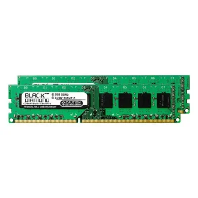 BD2GX21333MT13 – Black Diamond 4GB Kit (2x2GB) UDIMM 240-Pin Memory
