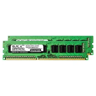 BD2GX21866MTE13 – Black Diamond 4GB (2x2GB) DDR3 Non-ECC UDIMM Memory