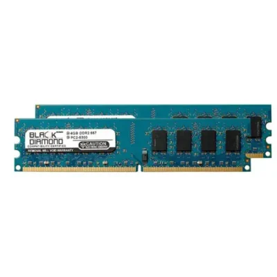 BD4GX2667MD16 – Black Diamond 8GB Kit (2x4GB) DDR2 Non- UDIMM Memory