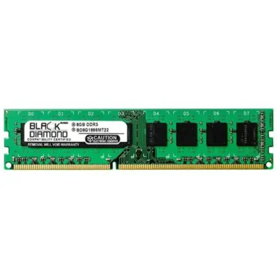 BD8G1866MT22 – Black Diamond 8GB DDR3 1866MHz Non-ECC UDIMM Memory