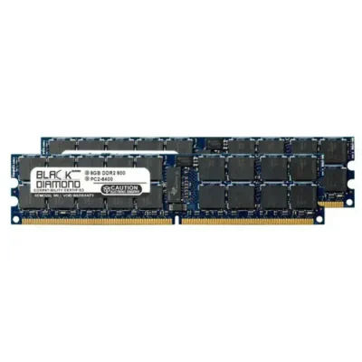 BD8GX2800MDR23 – Black Diamond 16GB Kit (2x8GB) DDR2 ECC RDIMM Memory